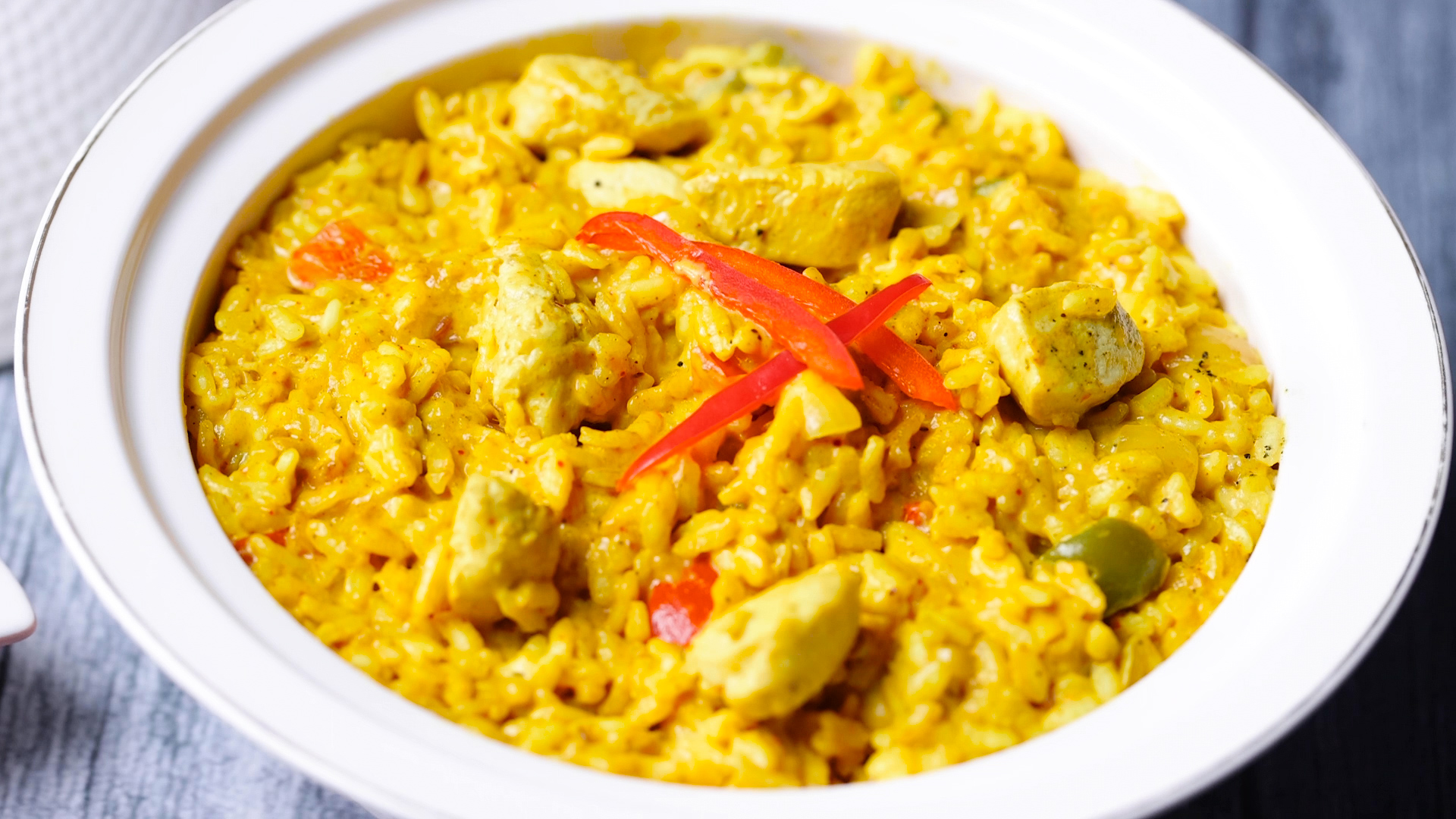 Indian Styled Spiced Coconut & Chicken Risotto Tastemade