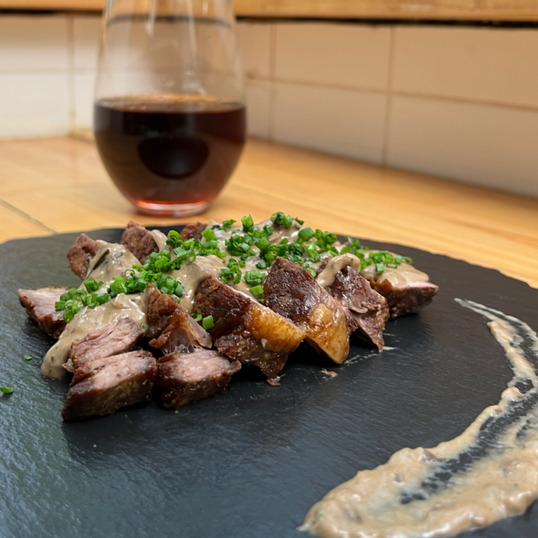 Steak with Peppercorn Sauce. | Tastemade