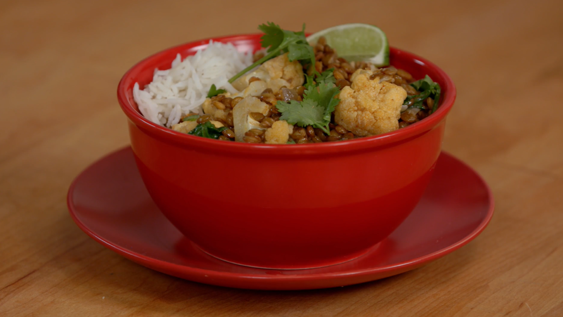 Coconut Lentil Curry With Cauliflower & Spinach Tastemade